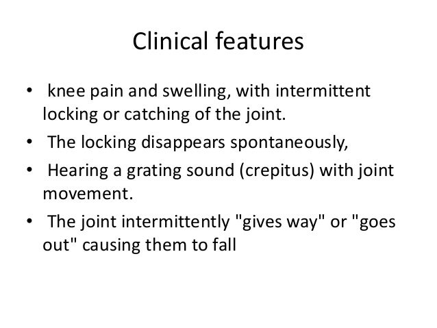 Loose Bodies In Knee