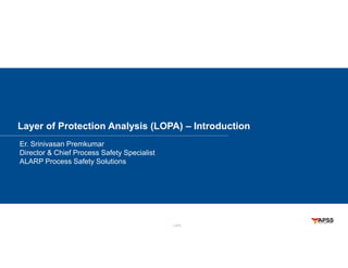 Layer of Protection Analysis Introduction | PDF