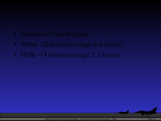 Duration of latent phase Primi -20 hours(average-8.6 hours) Multi -14 hours(average 5.3 hours) 
