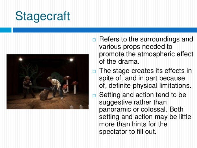 Features And Elements Of Drama