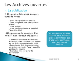  Mais la, production des articles scientifiques a nécessairement un coût qui pèse sur la communauté