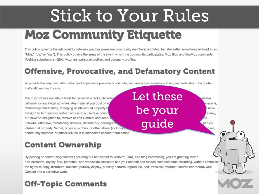 Stick to Your Rules Let