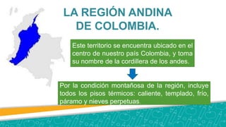 Regiones naturales de Colombia y sus departamentos | PPTX