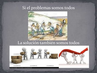 Si el problemas somos todos




La solución también somos todos
 