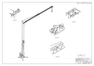 Revisiones
Rev Descripción Fecha Aprobado
Manuel RubioDibujado
Comprobado
Aprobado 1
Aprobado 2
Salvo indicación contraria
cotas en milímetros
ángulos en grados
tolerancias ±0,5 y ±1º
Nombre Fecha
Título
A1 Plano Rev
Archivo: Grua 24-24-Conjunto.-000.dft
Escala Peso Hoja 5 de 1
9/01/13
B
DETALLE B
C
DETALLE C
D
DETALLE D
E
DETALLE E
GRUA -AUTOMONTANTE
GRUA-24-1000
CONJUNTO -000
1/66
NOTA
VER PLANOS DE CONJUNTOS
M-Rubio
 