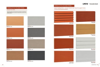 LOPO terracotta panels catalogue | PDF