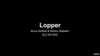 1 |
Lopper
Bruce Ashfield & Stefano Stabellini
ELC NA 2022
 