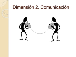 Dimensión 2. Comunicación
 