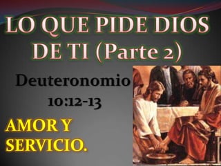 AMOR Y
SERVICIO.
1