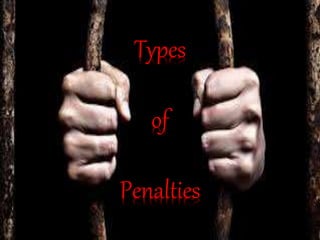 Types
of
Penalties
 