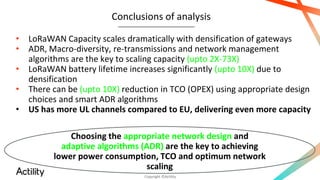 Designing LoRaWAN for dense IoT deployments webinar | PPTX