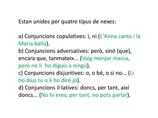 Copulatives L’oració composta relatius | PPTX