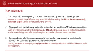 Brown School at Washington University in St. Louis
1) Globally, 156 million young children have stunted growth and develop...