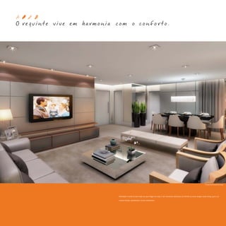 Perspectiva ilustrada do living




Felicidade é sentir-se bem toda vez que chegar em casa. É ter momentos deliciosos em família ou entre amigos neste living, que é, ao

mesmo tempo, equilibrado e muito confortável.
 