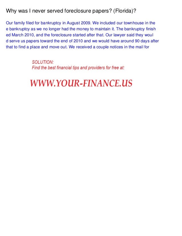 What is a foreclosure picture