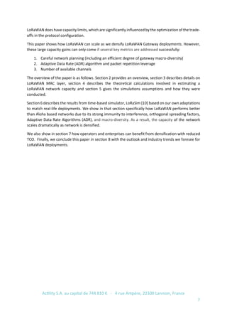 Designing LoRaWAN networks for dense IoT deployments | PDF