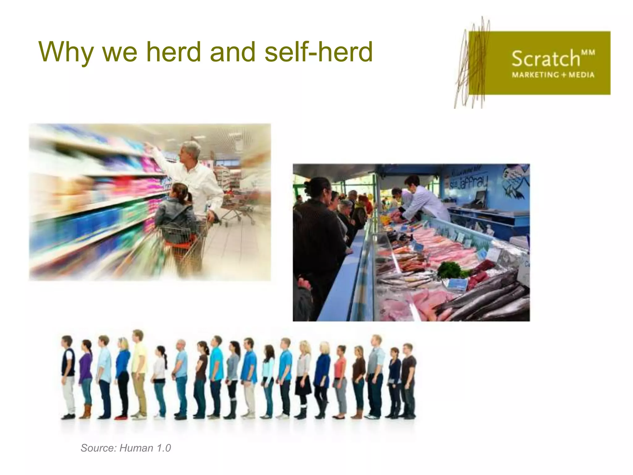 Why we herd and self-herd




   Source: Human 1.0
 