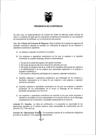 CONOZCA EL PROYECTO DE LEY DE CONTROL DE PODER DE MERCADO ENVIADO POR LA SECRETARÍA JURÍDICA DE PRESIDENCIA A LA ASAMBLEA ...