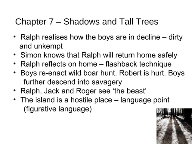 Lord Of The Flies Chapter 9 Summary Lord of-the-flies structure plot summary | PPT