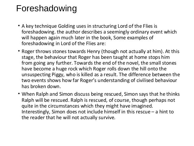 Lord of-the-flies structure plot summary