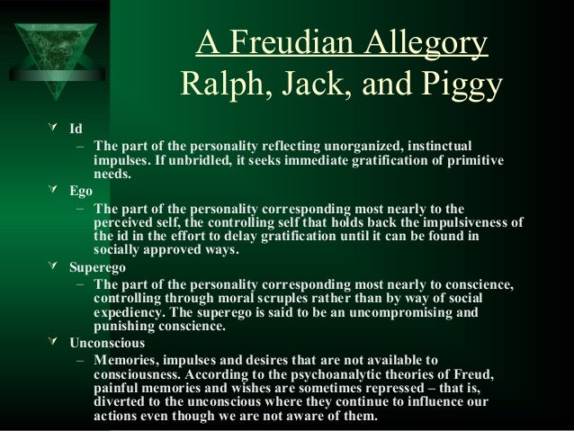 lord of the flies introduction id ego superego