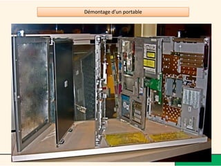 Démontage d’un portable
 