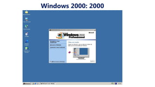 Windows 2000: 2000
 