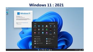 Windows 11 : 2021
 