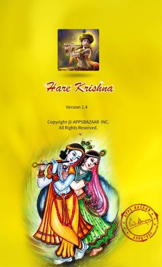 Lord Krishna Awesome Android AppsLord krishna ppt