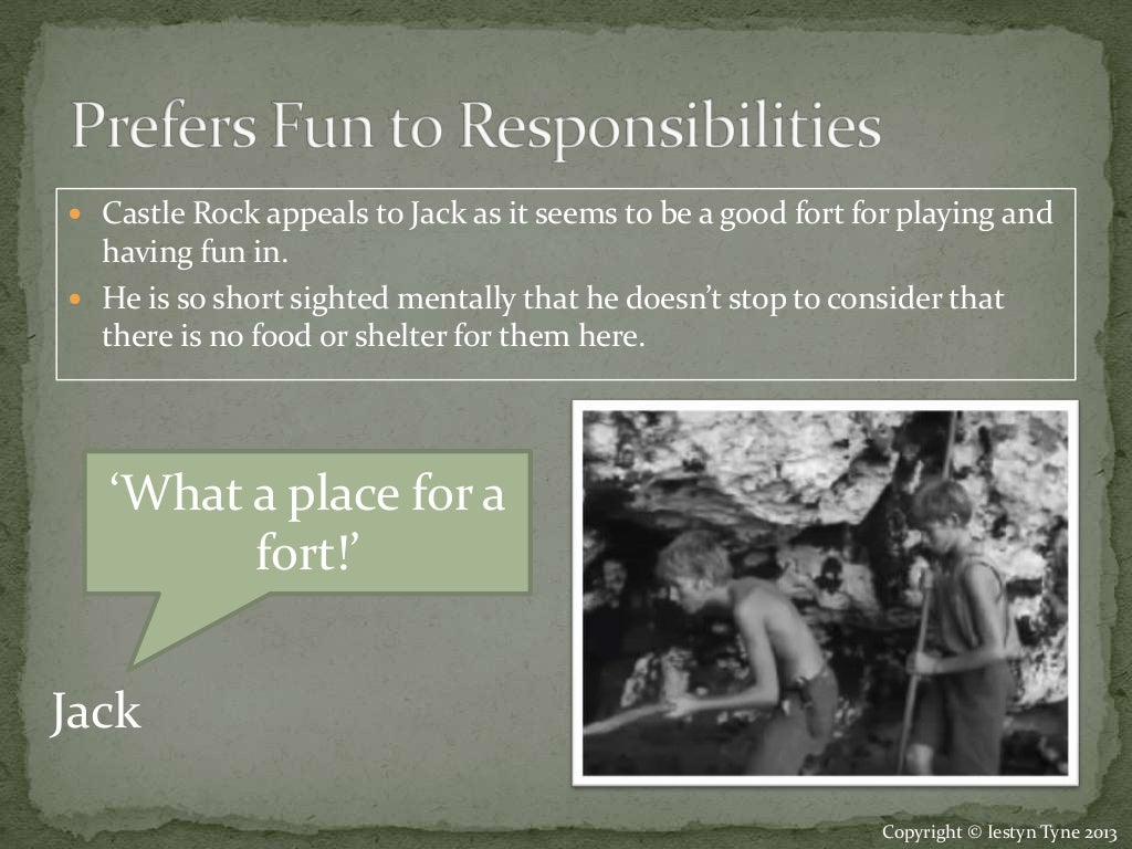 Jack Character Notes Lord of the flies