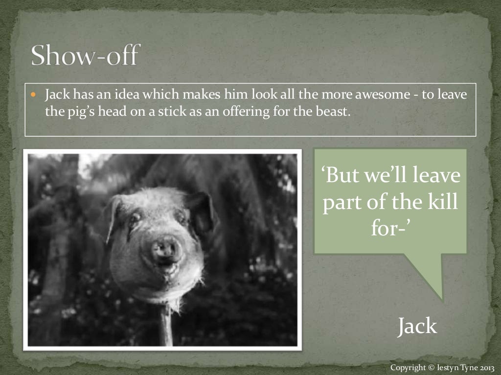 Jack Character Notes Lord of the flies