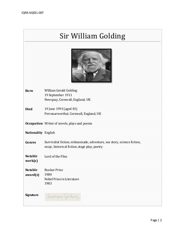 An Essay About Health Lord Of The Flies As A Psychological Novel Submitted By Iqra Aqeel Reflective Essay Thesis also Research Paper Essays Lord Of The Flies Learn English Essay