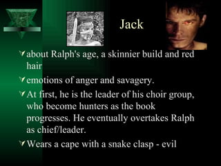 Lord Of The Flies Characters Jack