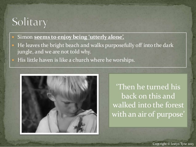Simon Character Notes Lord Of The Flies