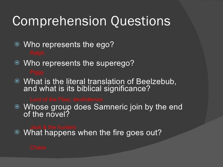 lord of the flies questions for essay and discussion lord of the flies questions for essay and discussion