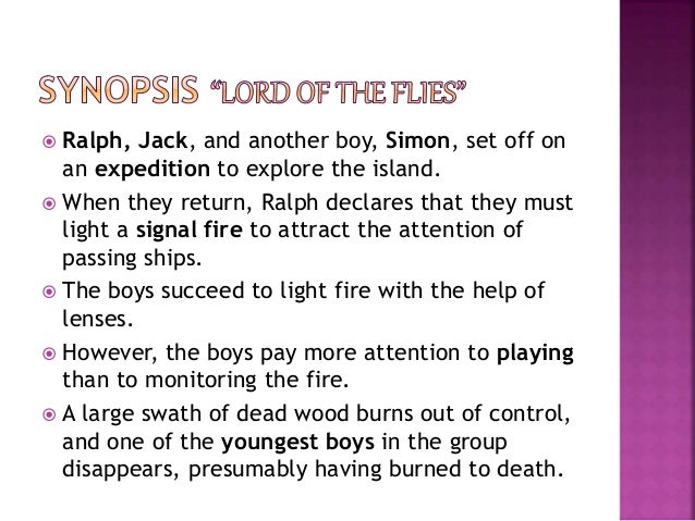 Synopsis Of Lord Of The Flies Lord of the flies synopsis