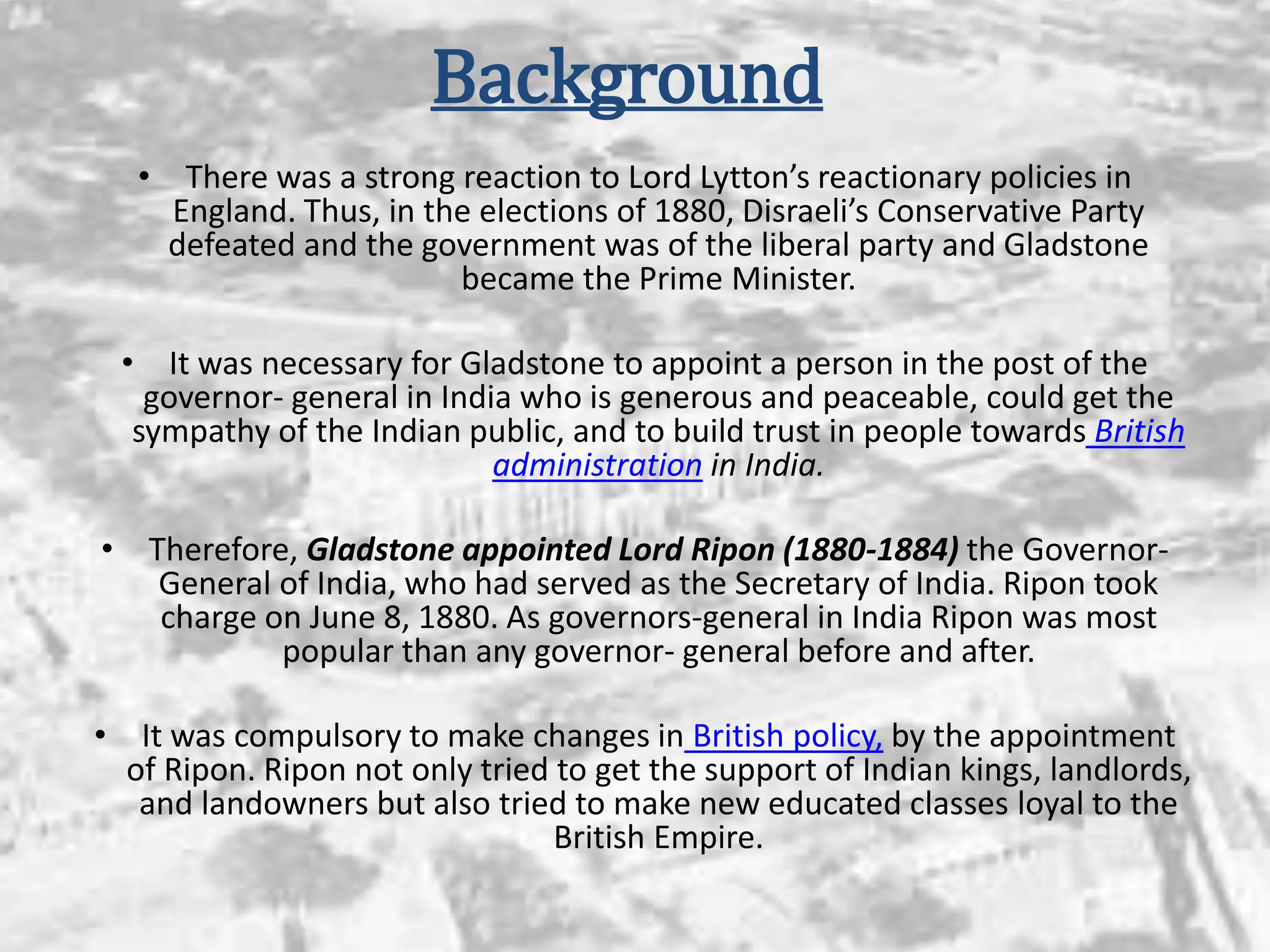 Lord ripon | PPTX