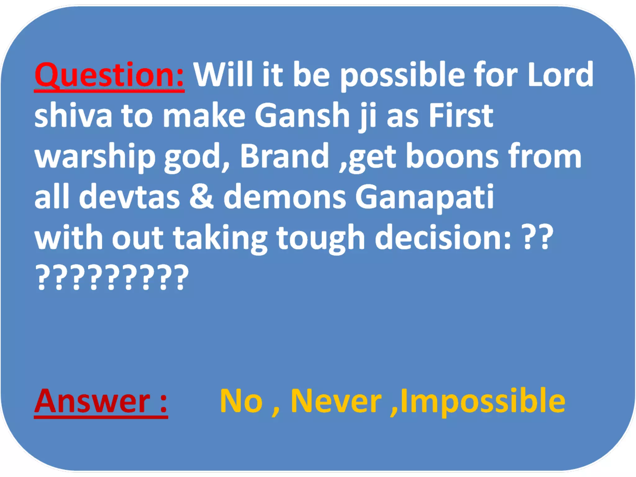 Lord shiva the best strategy executor | PPT