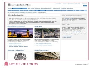 © House of Lords 2015
 