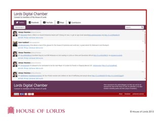 © House of Lords 2015
 