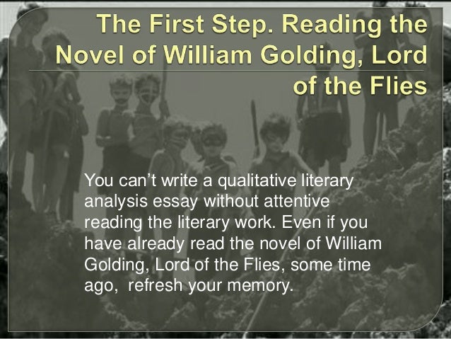 Clk how to write a critical essay on lord of the flies