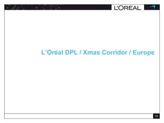 L’Oréal DPL / Xmas Corridor / Europe  