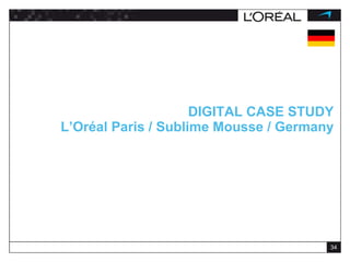 DIGITAL CASE STUDY L’Oréal Paris / Sublime Mousse / Germany 