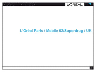 L’Oréal Paris / Mobile 02/Superdrug / UK 