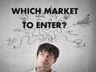 WHICH MARKET
TO ENTER?
 