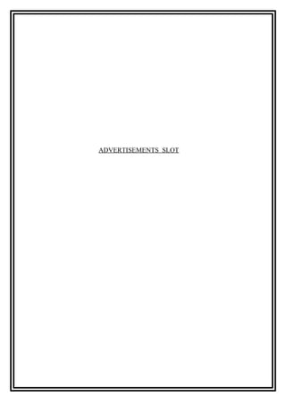 ADVERTISEMENTS SLOT
 