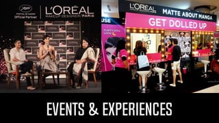 EVENTS & EXPERIENCES
 