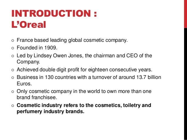 loreal of paris bringing class to market with plenitude essay loreal of paris bringing class to market with plenitude essay