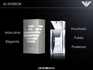 SU EXTERIOR Masculina Elegante Facetada Pulida Poderosa 
