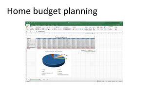 Home budget planning
 